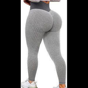 Leggings for Women Booty Lift High Waist Anti Cellulite Butt Ruched Workout